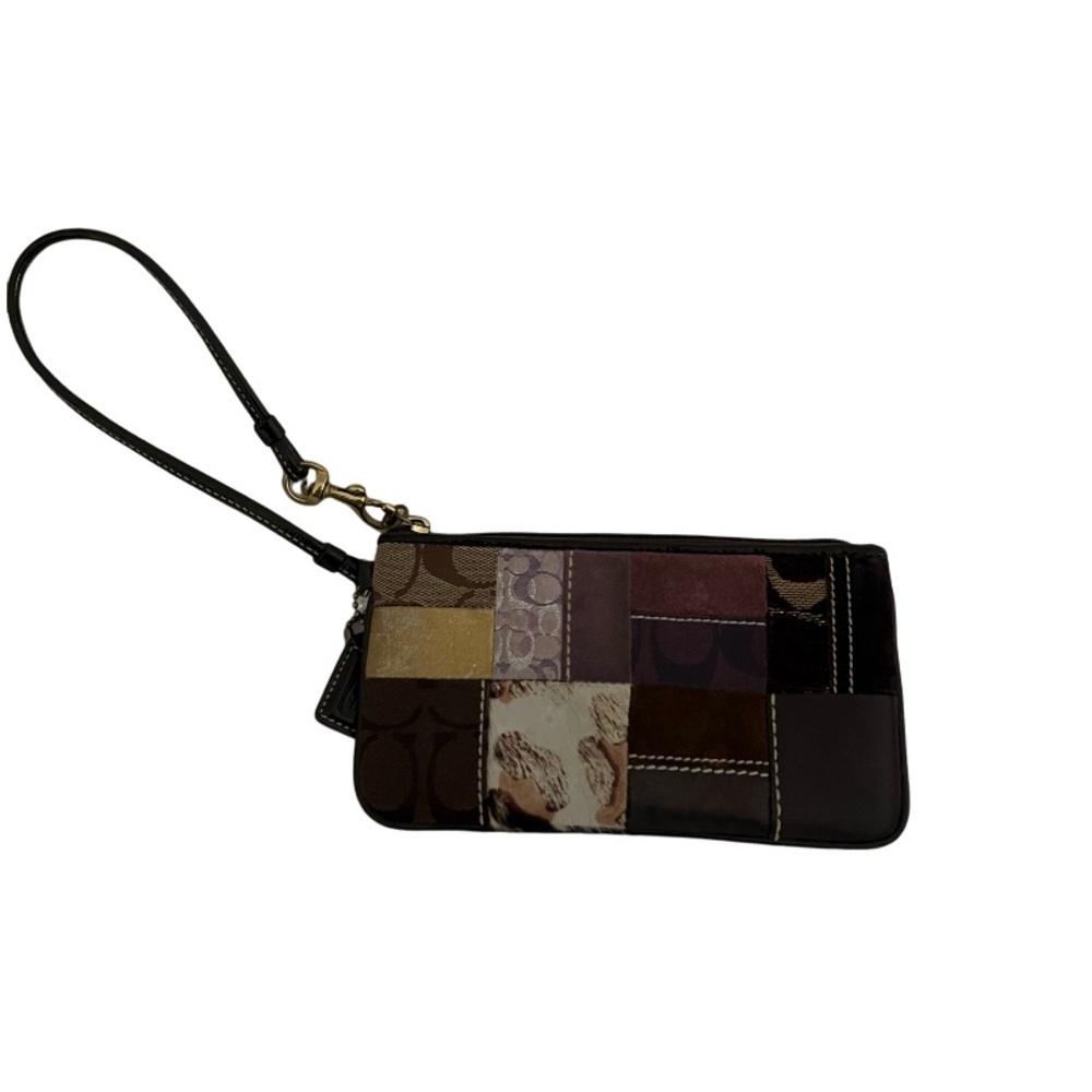 Coach Legacy Patchwork Leather wristlet *